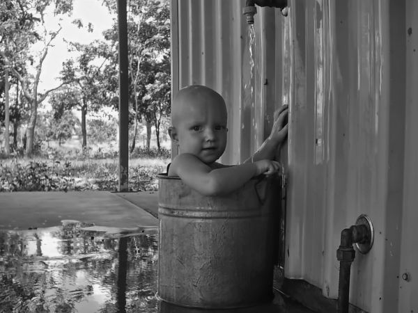 Bucket of Baby photoshop picture